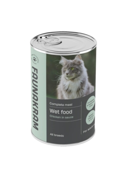 Faunakram cat wet food for cat chicken in sauce, 415 g