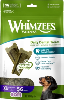 Whimzees Soft - Daily Dental Treats, 420 g