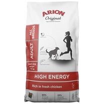 FRAGTSKADE - ARION ORIGINAL Adult  HIGH ENERGY All Breed Active, 12 kg - FRAGTSKADET SÆK, MEN INDHOLD OK