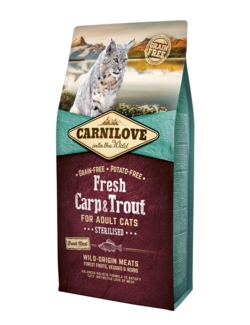 Carnilove CAT Fresh Carp & Trout - 2 kg til steriliserede katte