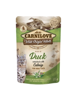 Carnilove CAT - Pounch Duck / Catnip 85 g