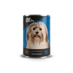 PROBIOTIC LIVE Dog Vådfoder Kalkun 395g dåse
