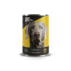 PROBIOTIC LIVE Dog Vådfoder And 395g dåse