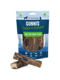 Gunnis Tyggepinde 3 stk Havkat 90 g