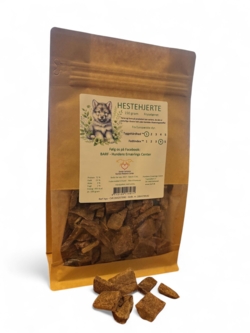 EASY BARF Hestehjerter - frysetørret, 150 g