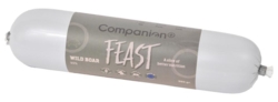 Companion+ FEAST foderpølse til hunde, VILDSVIN 350 g