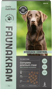 Faunakram Pre- & Probiotics Stomach Control Chicken and White Fish, 10 kg.