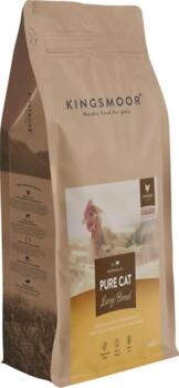FRAGTSKADE - 6 kg Kingsmoor Pure Chicken Cat large breed - FRAGTSKADET SÆK, INDHOLD OK