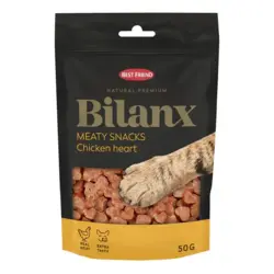 Best Friend Bilanx Meaty snacks kyllingehjerte til KATTE - 50 g