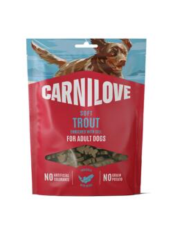 Carnilove Dog Soft Snack Trout enriched with Dill, 200g
