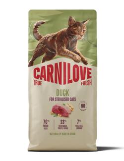 6 kg Carnilove True Fresh CAT Duck for Sterilised Adult All Breeds