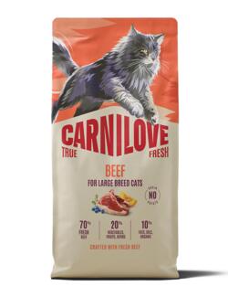 6 kg Carnilove True Fresh CAT Beef for Adult Large Breeds