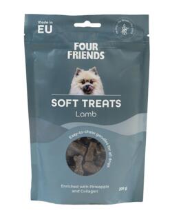 200 g Four Friends Soft Treats Lamb - MADE IN EU
