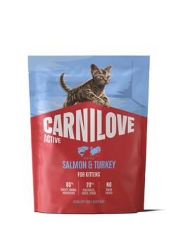 400 g Carnilove Active CAT Salmon & Turkey for Kittens