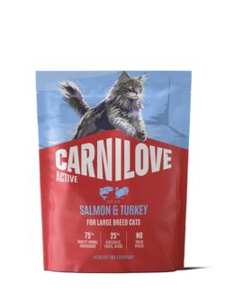 400 g Carnilove Active CAT Salmon & Turkey for Adult Large Breeds
