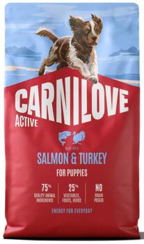 4 kg Carnilove Active Salmon & Turkey for Puppies