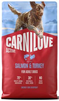 4 kg Carnilove Active Salmon & Turkey for Adult All Breeds