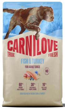 4 kg Carnilove True Fresh Fish & Turkey for Adult All Breeds