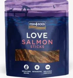 85 g Fish4Dogs Love Salmon Sticks