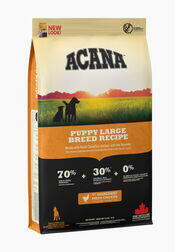 Acana Puppy Large Breed Recipe - M/GRATIS LEVERING OG GRATIS GLUTENFRIE GODBIDDER