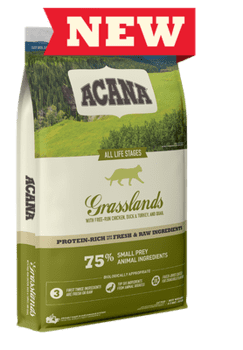 Grasslands Cat Acana 4,5 kg  - M/GRATIS  OVERRASKELSE