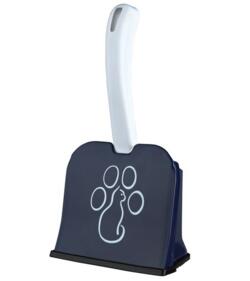 Skovl til kattegrus med stativ