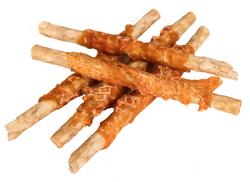 Glutenfrie Faunakram Munchy Sticks m. kylling, 80 gr. 7 stk., 12 cm lækker godbidsruller -  I RESTORDRE PÅ UBESTEMT TID