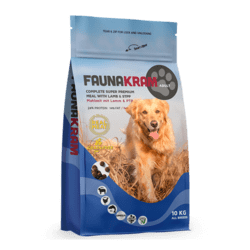 10 kg FAUNKRAM Lam/Kylling til voksen hund - kornfri