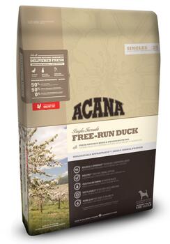 11,4 kg Acana Free Run Duck -  INCL. GODBIDDER OG LEVERING