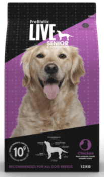 Probiotic Live Senior & overvægt Kylling & ris - 12 kg - leveres i øjeblikket i hvid sæk m/etiket