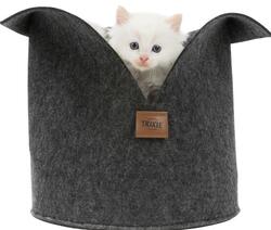 Luise seng - katteseng i filt med lækker fluffyblød pude