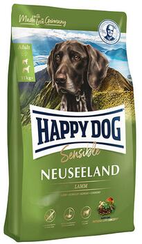 HAPPY DOG Sensible Neuseeland - LAM/FJERKRÆ - Glutenfri 11 kg -  Fragtfri levering - godbidder medfølger