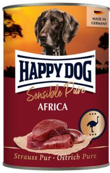 HAPPY DOG  AFRICA - vådfoder til hund - struds  - 400 g