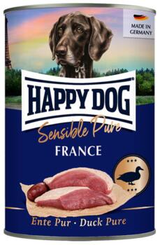 HAPPY DOG FRANCE - Vådfoder til hund -  And - 400 g
