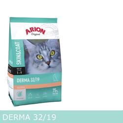 ARION ORIGINAL Cat Derma Skin & Coat, 7,5 kg - incl. gratis levering og gratis vådfoder