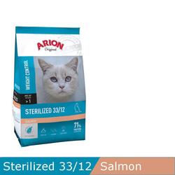 ARION ORIGINAL Cat Sterilized Salmon, 7,5 kg - Fragtfri levering - overraskelse medfølger