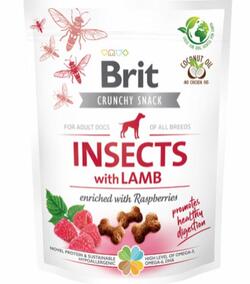 Brit Care Crunchy Cracker. Insects m. lamb, 200 g -  KORNFRI