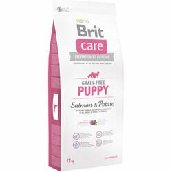 Brit Care Grain-Free Puppy Laks og Kartoffel, 12 kg - INCL. GODBIDDER OG LEVERING
