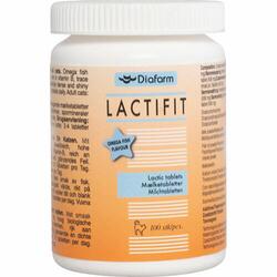 Lactifit Mælkegærtabletter med B-Vitamin til katte, m/omega fiskesmag - 100 stk.