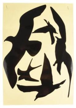 Rovfugle silhuetter - 5 stk Fugle