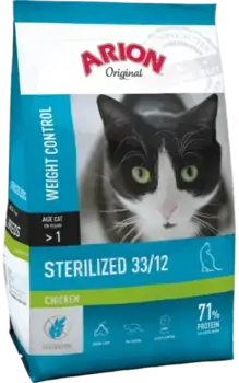FRAGTSKADET - ARION ORIGINAL Cat Sterilized Chicken, 7,5 kg - FRAGTSKADET, MEN INDHOLD OK