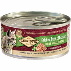 Carnilove KAT Kylling, and & fasan - adult, 100 g - White muskler meat