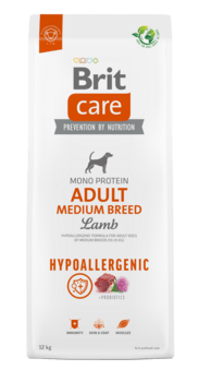 Brit Care Dog Hypoallergenic Adult Medium Lamb 12 kg