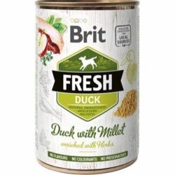 Brit Fresh Duck With Millet, 400 g