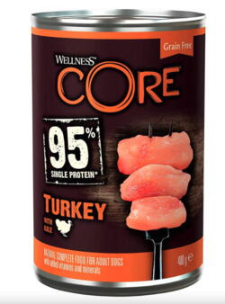 CORE Turkey / Kale, 400 g - 95% singleprotein