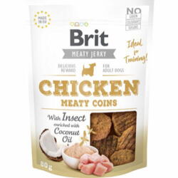 Brit Jerky Chicken With Insect Meaty Coins, 80 g