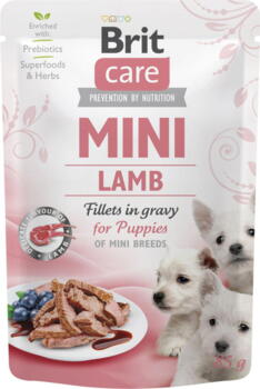Brit Care Mini Puppy Fileter i sovs - lam, 85 g