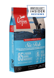 FRAGTSKADE - 11,4 kg Orijen Six Fish - FRAGTSKADET, MEN INDHOLD OK