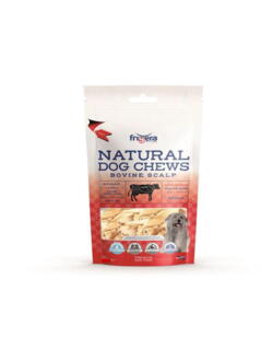 Frigera Natural Dog! Chews Oksehovedbund / pandelapper, 250 g