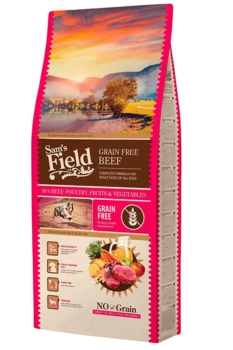 Sams Field Grain Free - Angus Beef, 13 kg